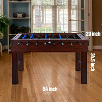 54 Inch Full Size Foosball Table for Home, Soccer Game Table