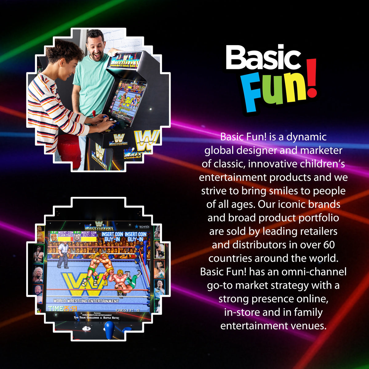 Arcade Classics WWE Ultra Series Game Machine with 17" Liquid Crystal Screen & 5 Games