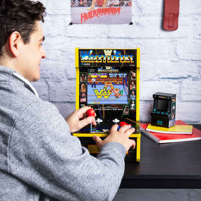Arcade Classics WWE Counter Series Game Machine with 8" Liquid Crystal Screen & 4 Games