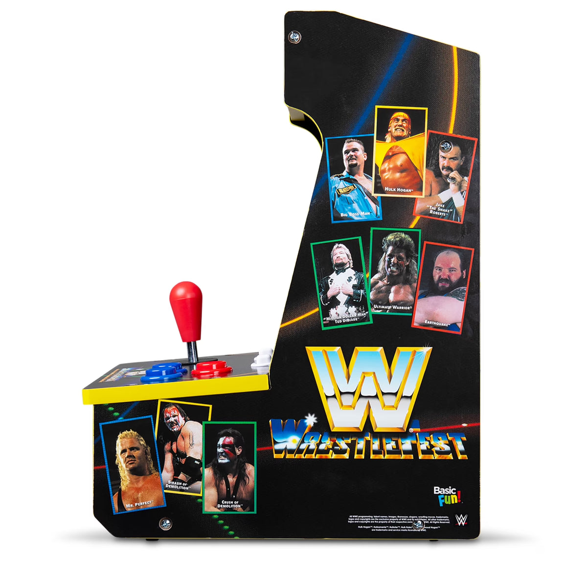 Arcade Classics WWE Counter Series Game Machine with 8" Liquid Crystal Screen & 4 Games