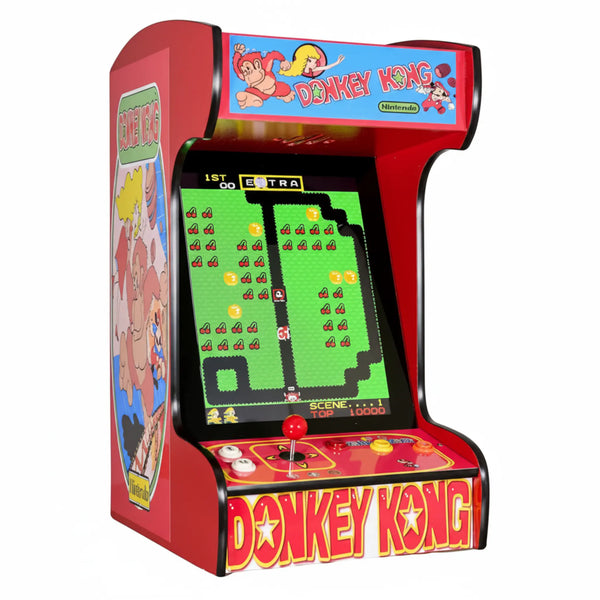 Home Arcade Machine Built for Family Game Rooms, 412 Retro Games, 19-Inch LCD Screen, Professional Joystick