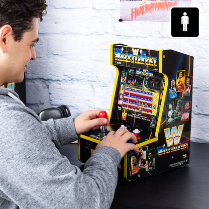 Arcade Classics WWE Counter Series Game Machine with 8" Liquid Crystal Screen & 4 Games